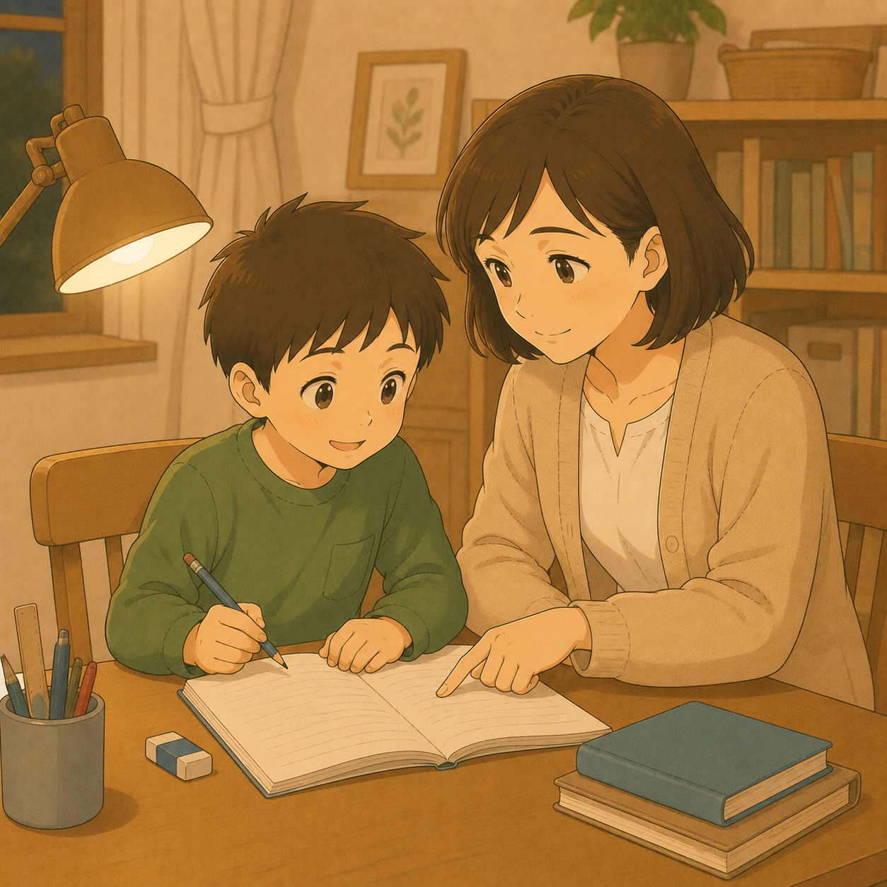 学習障害かもと気づいた母と子